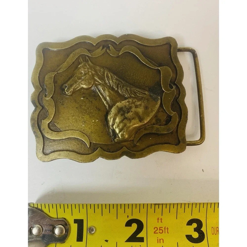 1978 Indiana Metal Craft Horse‎ Belt Buckle 
